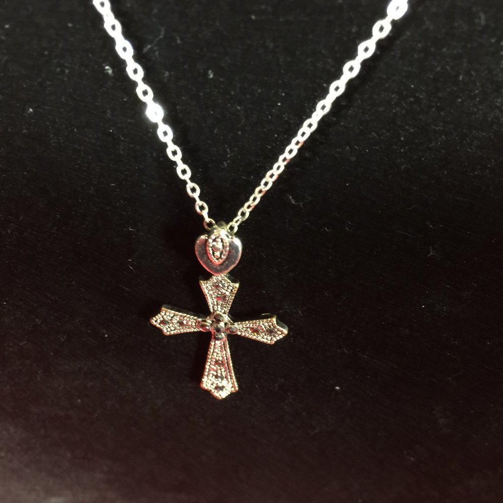 Silver Cross Necklace